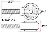 SPC Performance xAxis Rod End Ball Joint - 15750