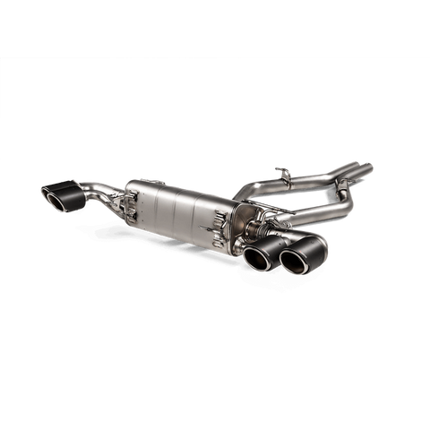 Akrapovic 2017+ Alfa Romeo Stelvio Quadrifoglio Slip-On Line (Titanium) w/Titanium/Carbon Fiber Tips - S-AR/TI/6H