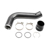 Wehrli 17-19 Chevrolet 6.6L L5P Duramax Passenger Side 3.5in Intercooler Pipe - Bengal Silver - WCF100530-BS