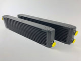 CSF Universal Dual-Pass Oil Cooler (RS Style) - M22 x 1.5 - 24in L x 5.75in H x 2.16in W - 8110