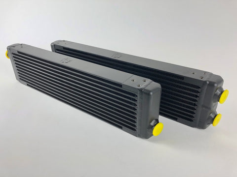 CSF Universal Dual-Pass Oil Cooler (RS Style) - M22 x 1.5 - 24in L x 5.75in H x 2.16in W - 8110
