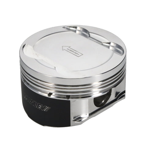 Manley Ford 3.7L Cyclone 3.770in Bore 1.239in Comp Height -5.0cc Dish Piston Set - 599510C-6