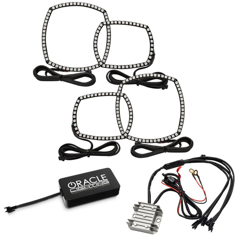 Oracle 11-14 Dodge Charger Dynamic Headlight Halo Kit - ColorSHIFT - Dynamic - 2234-332