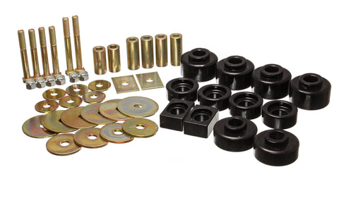 Energy Suspension 97-03 Ford F-100/F-150 2WD/F250 2WD & L-Duty Black Body (Ext Cab ONLY ) Mount Set - 4.4114G