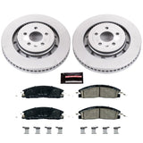 Power Stop 13-19 Ford Explorer Front Z17 Evolution Geomet Coated Brake Kit - CRK6374