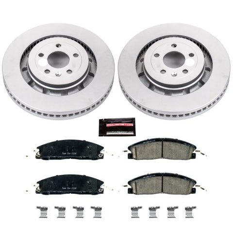 Power Stop 13-19 Ford Explorer Front Z17 Evolution Geomet Coated Brake Kit - CRK6374