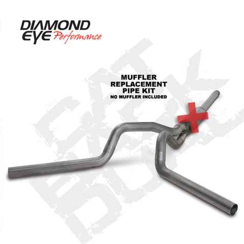 Diamond Eye KIT 4in CB DUAL SS: 94-97 FORD 7.3L F250/F350 PWRSTROKE - K4312S-RP