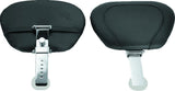 Mustang 06-17 Harley Dyna Wide Touring Solo Seat w/Driver Backrest w/Studs - Black - 79346