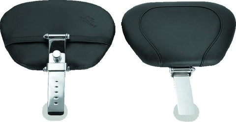Mustang 06-17 Harley Dyna Wide Touring Solo Seat w/Driver Backrest w/Studs - Black - 79346