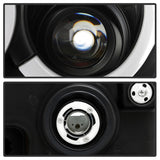 Spyder 05-07 Jeep Grand Cherokee - Light Bar Projector Headlights - Black - PRO-YD-JGC05V2-LB-BK - 5086129