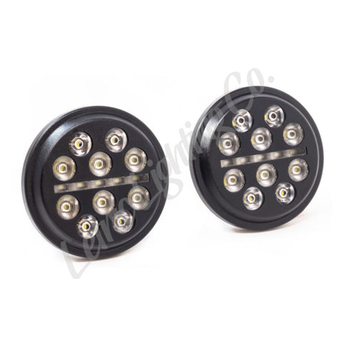 Letric Lighting 4.5in Black Buck-Shot - LLC-LPL-BS
