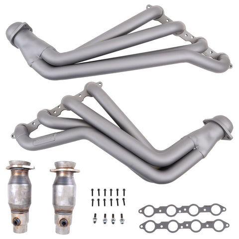 BBK 2010-15 Camaro Ls3/L99 1-7/8 Full-Length Headers W/ High Flow Cats (Titanium Ceramic) - 4054