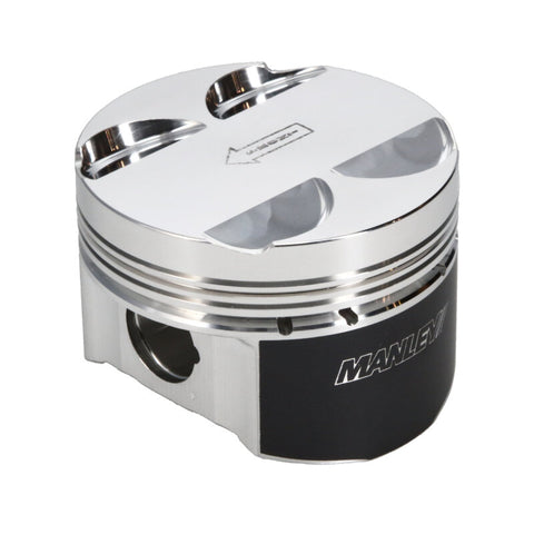 Manley 03-06 Evo 8/9 4G63T 87.0mm +2.0mm Over Bore 10.0/10.5:1 Flat Top Pistons w/ Rings - 606220C-4