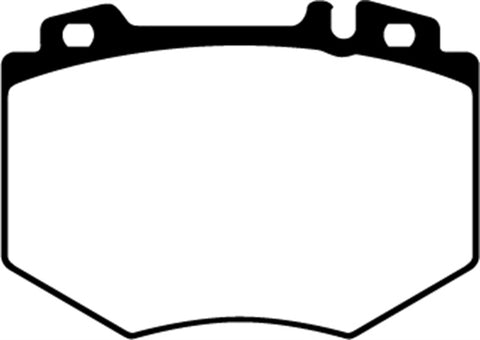 EBC 03-06 Mercedes-Benz CL600 5.5 Twin Turbo Yellowstuff Front Brake Pads - DP41487R