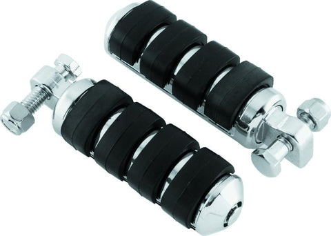 Kuryakyn ISO Peg Small With Male Adapter Chrome (Pair) - 8000