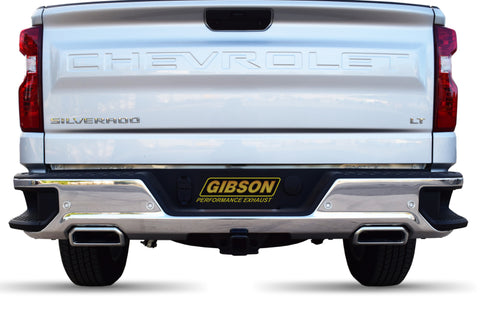 Gibson 19-22 GMC Sierra 1500 Denali 5.3L 3in/2.5in Cat-Back Dual Split Exhaust - Stainless - 65692