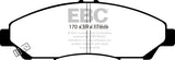 EBC 14+ Acura RLX 3.5 Hybrid Greenstuff Front Brake Pads - DP21801