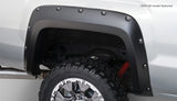Bushwacker 14-18 GMC Sierra 1500 Pocket Style Flares 2pc 69.3/78.8/97.8in Bed - Black - 40122-02