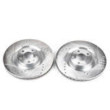 Power Stop 04-09 Audi S4 Front Evolution Drilled & Slotted Rotors - Pair - EBR821XPR