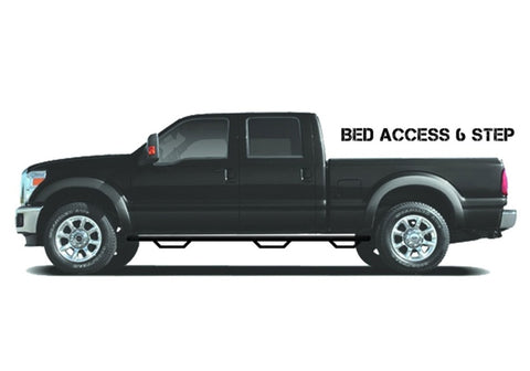 N-Fab Nerf Step 01-06 Chevy-GMC 2500/3500 Crew Cab 6.5ft Bed - Tex. Black - Bed Access - 3in - C01105CC-6-TX