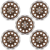 Ford Racing 21-23 Bronco 17x8.0 Wheel Kit -Sinister Bronze - M-1007K-P1780BRN
