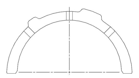ACL Ford 4.6L V8 DOHC Standard Size High Performance w/ Extra Oil Clearance Main Bearing Set - 5M5647HX-STD