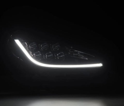 AlphaRex 21-23 Toyota GR86 / Subaru BRZ NOVA-Series LED Projector Headlights - Alpha Black - 880875