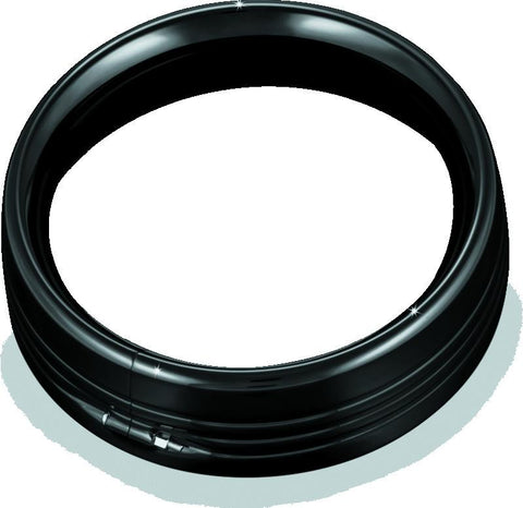 Kuryakyn 7inch Headlamp Trim Ring Gloss Black - 7276