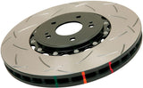 DBA 97-04 Corvette C5/C6 Front Slotted 5000 Series 2 Piece Rotor Assembled w/ Black Hat - DBA52994BLKS