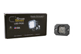 Diode Dynamics Stage Series C1 LED Pod Sport - White Flood Flush RBL Each - DD6471S