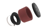 K&N Universal Clamp-On Air Filter 2.25in Flange ID 3.5in OD 2in Height - RU-1900
