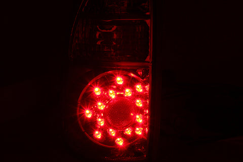 ANZO 2005-2006 Toyota Tundra LED Taillights Red/Clear - 311117