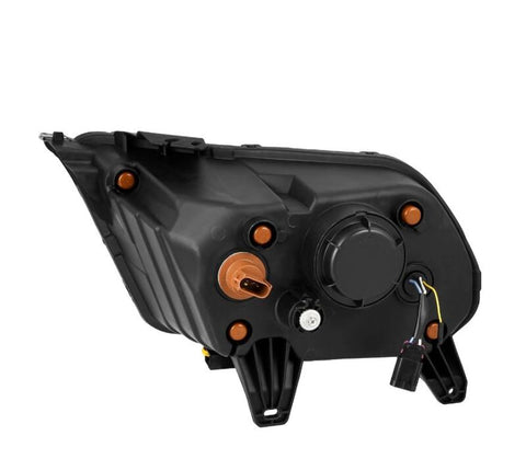 AlphaRex 10-12 Ford Mustang NOVA-Series LED Proj. Headlights Alpha-Blk w/Activ Lght & Seq.Sig SB DBL - 880490