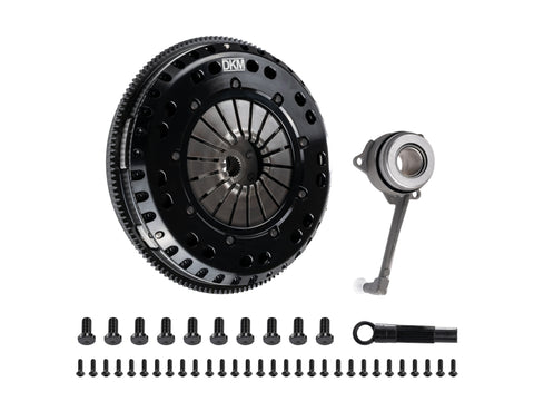 DKM Clutch VW MK4 R32 MS Twin Disc Clutch Kit w/Steel Flywheel (660 ft/lbs Torque) - MS-034-047