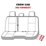 Covercraft 11-24 Dodge Ram Waterproof Polyester SeatSaver Custom Second Row Seat Covers - Taupe - SS7432WFTP