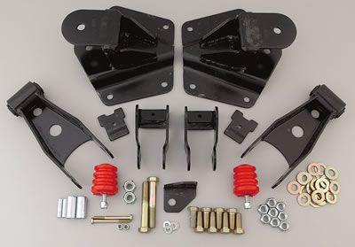 Belltech SHACKLE AND HANGER KIT 95-99 Tahoe/Yukon 4 door 4inch - 6636