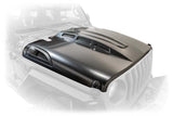 DV8 Offroad 18+ Jeep JL Heat Dispersion Hood - Primer Black - HDMBJL-01