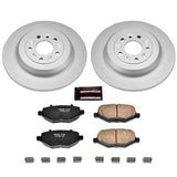 Power Stop 11-15 Ford Edge Rear Z17 Evolution Geomet Coated Brake Kit - CRK4744