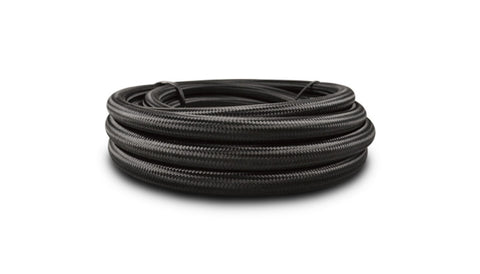 Vibrant Black Nylon Braided Flex Hose w/PTFE Liner AN -16 (10ft Roll) - 19006