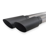 Stainless Works 2020-21 Silverado HD 6.6L Redline Catback Black Tips - CT220CBR-B