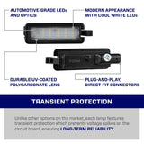 Form Lighting 2014 Challenger LED License Plate Light (one) - FL0066