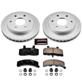 Power Stop 99-00 Cadillac Escalade Front Z17 Evolution Geomet Coated Brake Kit - CRK1970