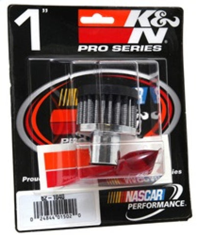 K&N Steel Base Crankcase Vent Filter/Breather 1in Vent OD x 2in OD x 1.5in Height - 62-1040
