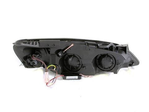 ANZO 2005-2010 Pontiac G6 Projector Headlights w/ Halo Black (CCFL) - 121371