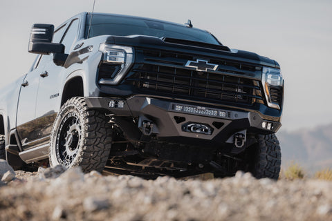 DV8 Offroad 24-26 Chevy Silverado 2500/3500 Spec Series Front Bumper - FBCS2-04