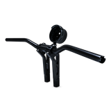 Performance Machine Round Gauge Relocation Kit - Black Ops - 0208-2192-SMB