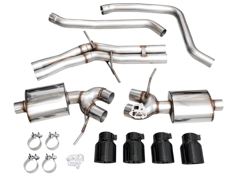 AWE Tuning 2022+ Porsche Macan 2.9TT Touring Edition Cat-Back Exhaust w/ Diamond Black Tips - 3015-43952