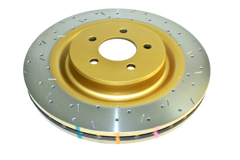 DBA 94-97/99-05 MX-5 Miata Front Drilled & Slotted 4000 Series Rotor - 4538XS