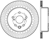 StopTech Slotted & Drilled Sport Brake Rotor Right Rear 13-14 Lexus GS300/350/400/430 - 127.44189R