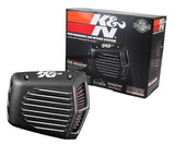 K&N Street Metal Intake System for 01-16 Harley-Davidson Softail/Dyna - Shaker Black - RK-3950